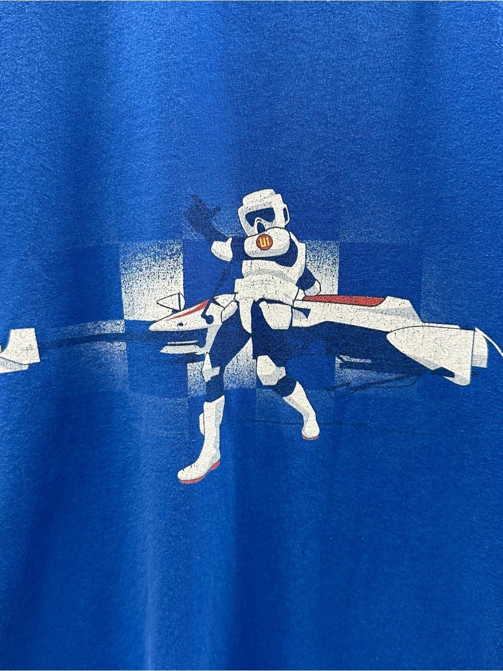Canvas Bella Blue Scout Trooper Graphic T-Shirt Mens Large Tee Storm Speed Racer